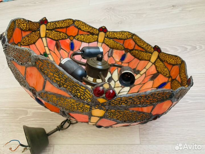 Потолочная люстра в стиле Тиффани
