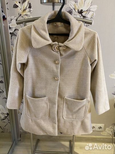 Пальто для девочки 152