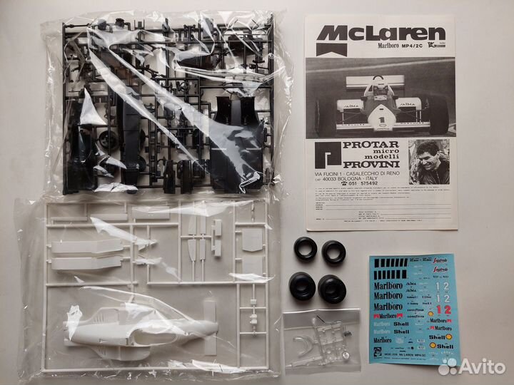 Сборная модель 1/24 Protar McLaren MP4/2C