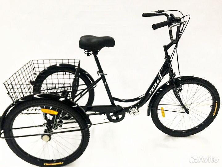 Велосипед трехколесный взрослый с корзиной
