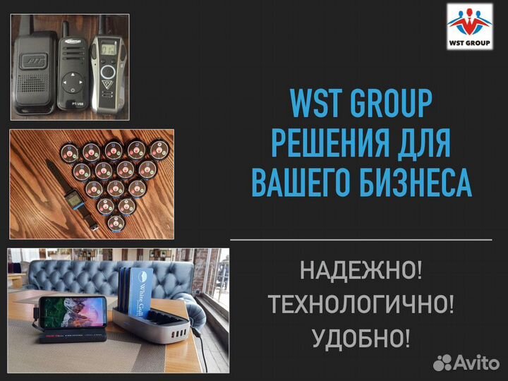 Кнопки и часы вызова официанта