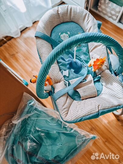 Шезлонг для новорожденных Babyton Blue