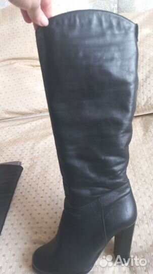 Сапоги женские натуральная кожа 40