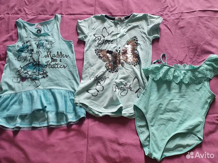 Пакет вещей на девочку 134-146