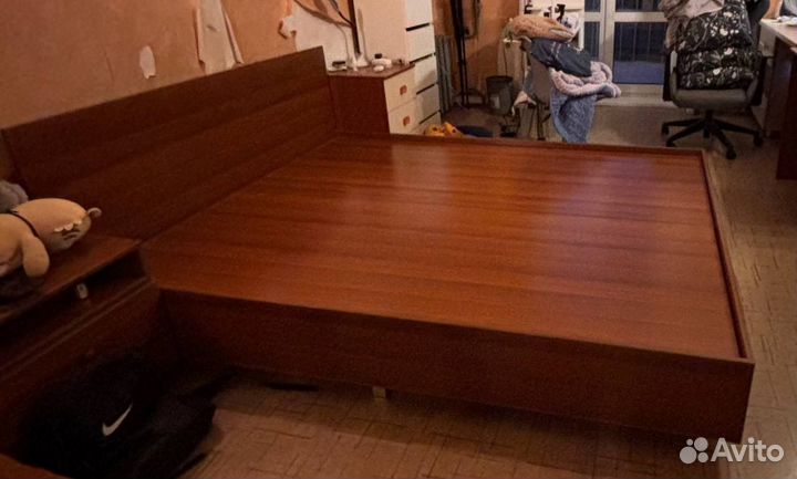 Кровать двухспальная 160 200 деревянная бу