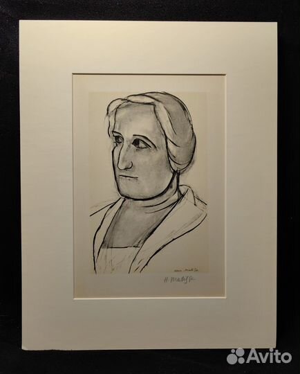 Анри Матисс Henri Matisse литография с автографом