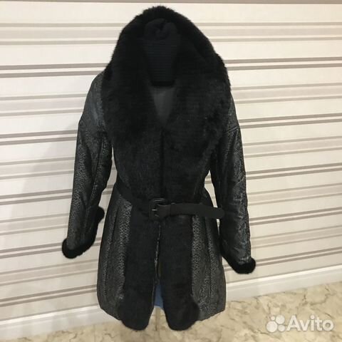 Роскошное утепленное итальянское пальто