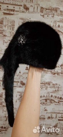 Норковая шапка женская