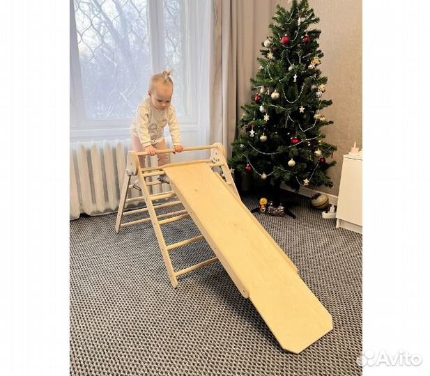 Тренажёр напольный с двусторонней горкой