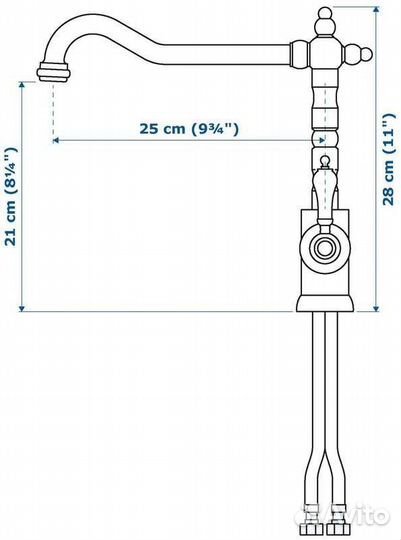 Новые Кухонные смесители Glittran IKEA
