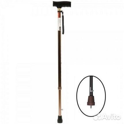 Трость опорная Ergoforce (черная) с упс E0612y