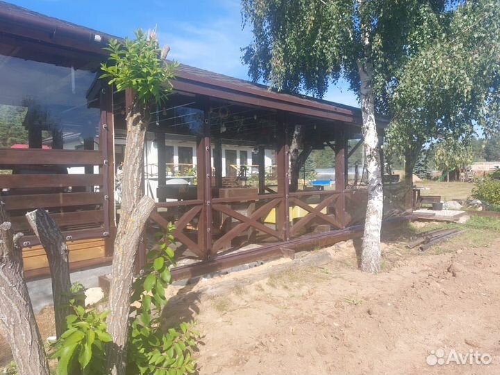 Мягкие окна для уличных кафе, павильонов, складов