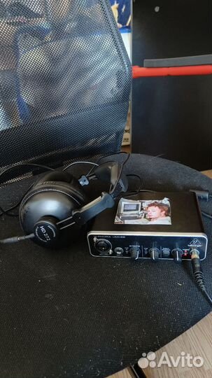 Наушники hd272 и аудиокарта behringer umc22