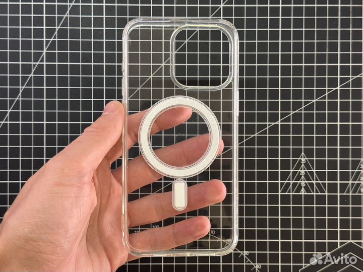 Прозрачный чехол iPhone 15 pro max