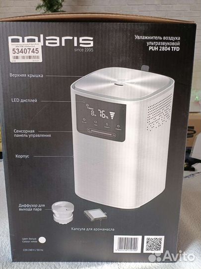 Воздухоувлажнитель Polaris PUH 2804 TFD White