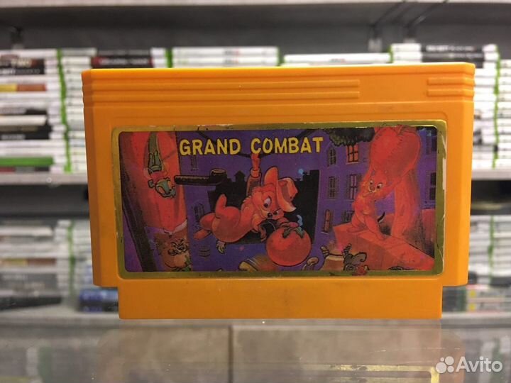 Картридж из 90х Dendy Grand Combat арт 66