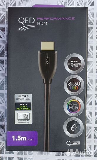QED Performance Ultra hdmi 2.1 8K 1.5m QE6032