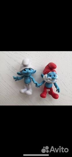 Фигурки смурфики с детальной проработкой