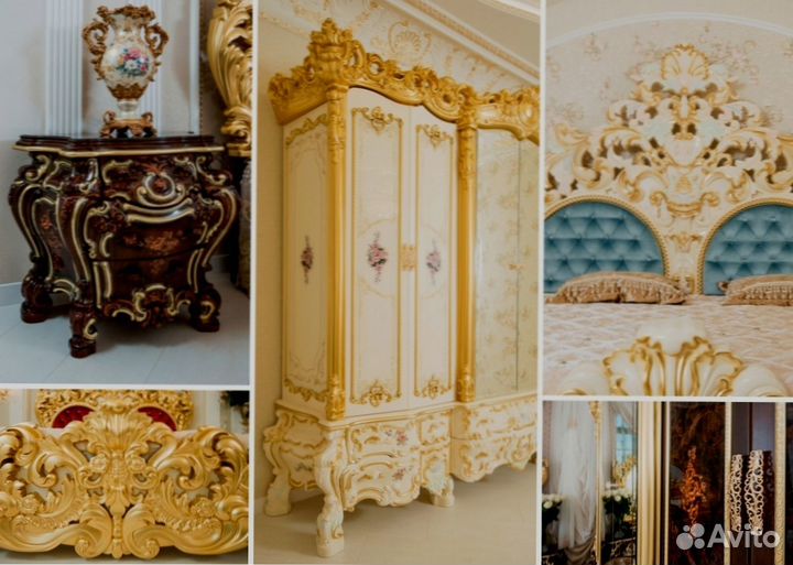 Шкаф барокко Италия с доставкой
