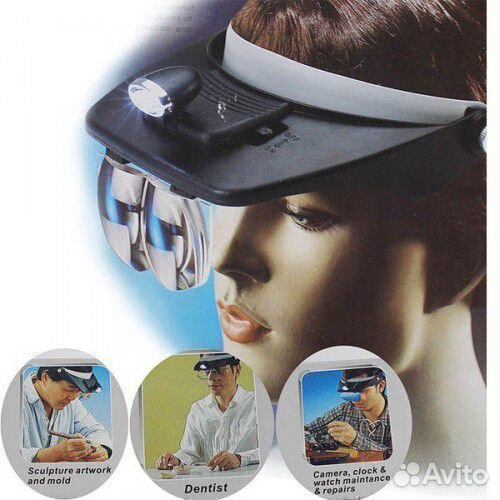 Лупа-козырек с подсветкой Vuemax-Pro