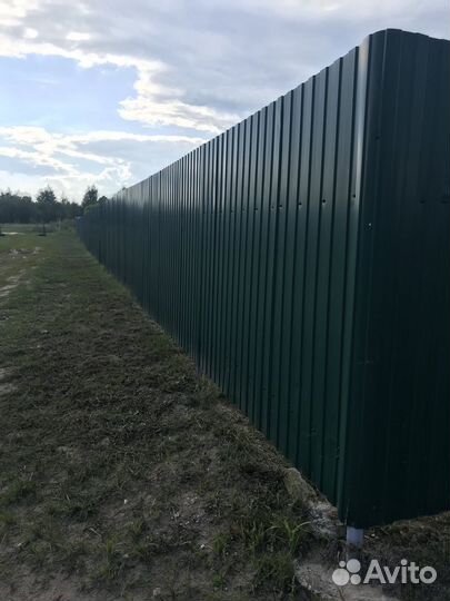 Металлопрофиль для забора бу