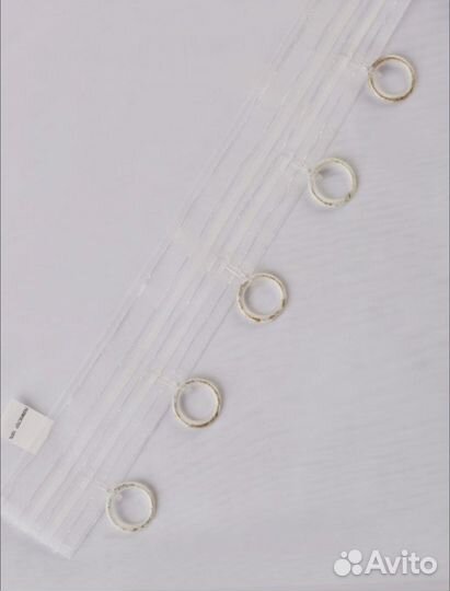 Тюль вуаль готовое изделие,белый оптом