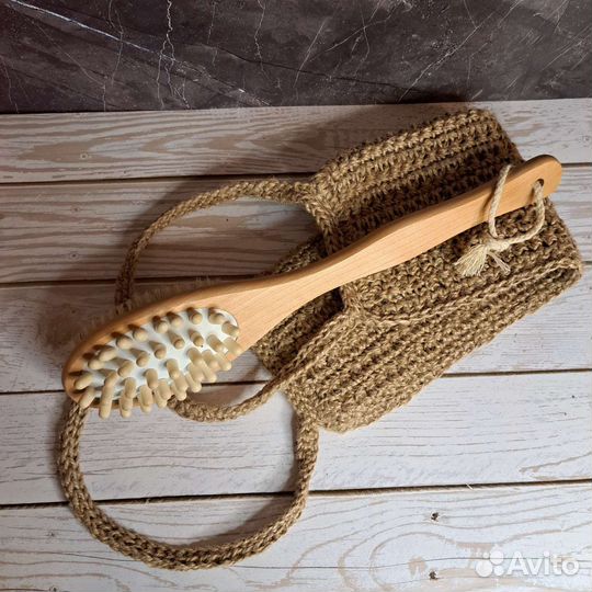 Джутовая мочалка