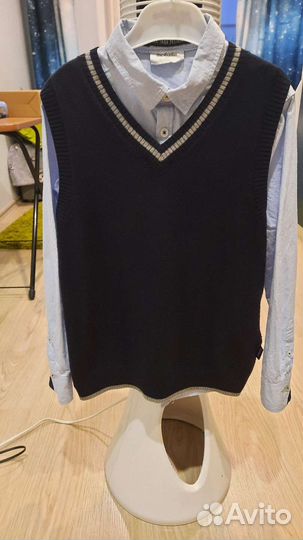 Жилетка gulliver+рубашка acoola 128