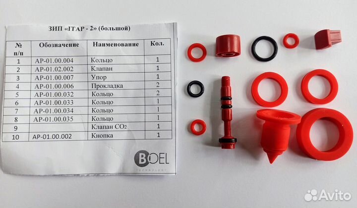 Ремонтный комплект пеногасителей iTapX