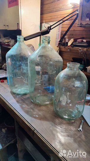 Бутыль стеклянная 20 литров