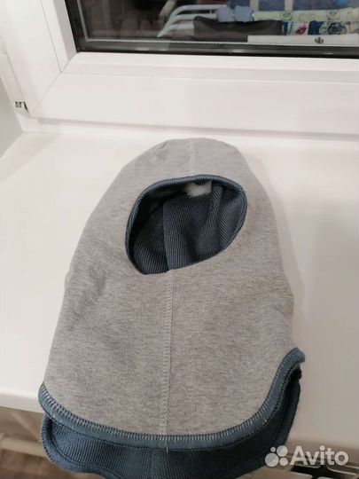 Шапка шлем для мальчика зима46-48