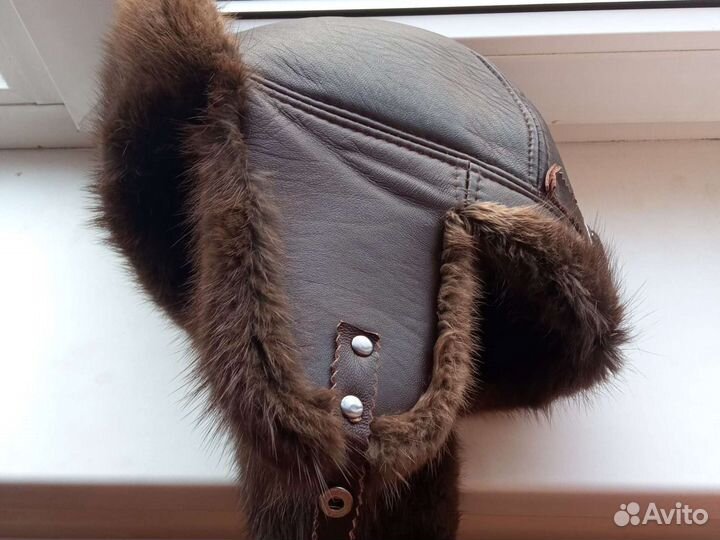 Мужская зимняя шапка ушанка