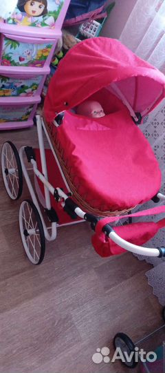 Коляска кукольная