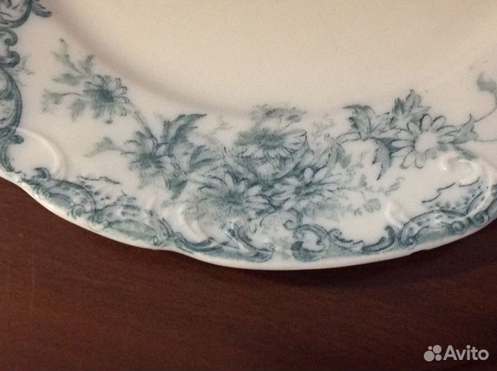 Английское антикварное блюдо 19 век