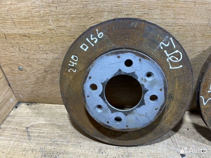 Комплект передних тормозных дисков Hyundai Getz