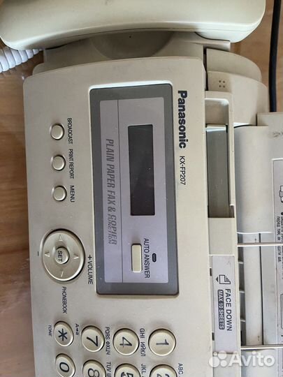 Факс panasonic kf-fp207