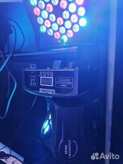 Вращающаяся голова SkyDisco 2Face Light rgbw - нов