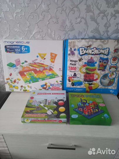 Настольные игры разные, 3-6 лет