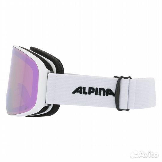 Горнолыжная маска Alpina Slope Q-Lite White Matt/Q-Lite Rose S2