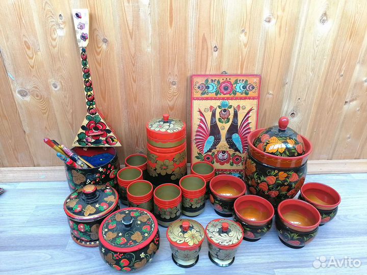 Предметы СССР. Хохлома