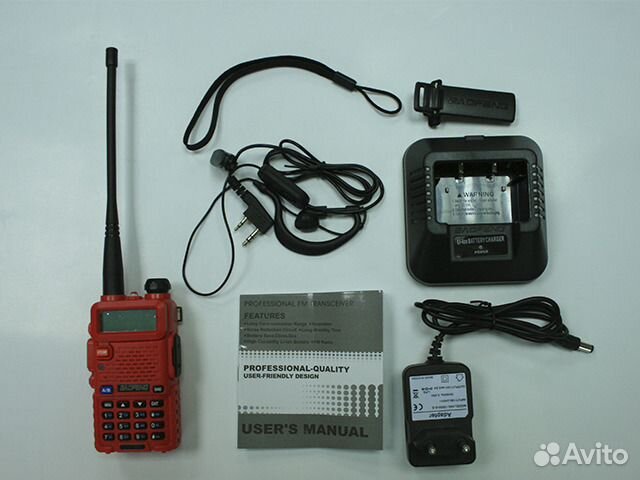 Рация Baofeng UV-5R Красная