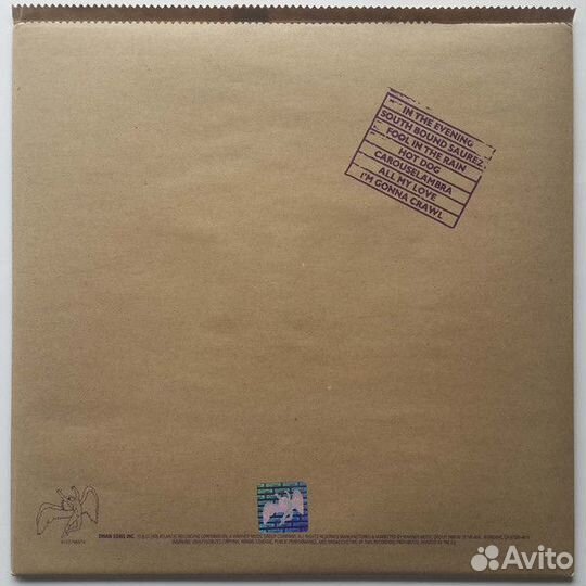 Виниловая пластинка Led Zeppelin IN through THE OU