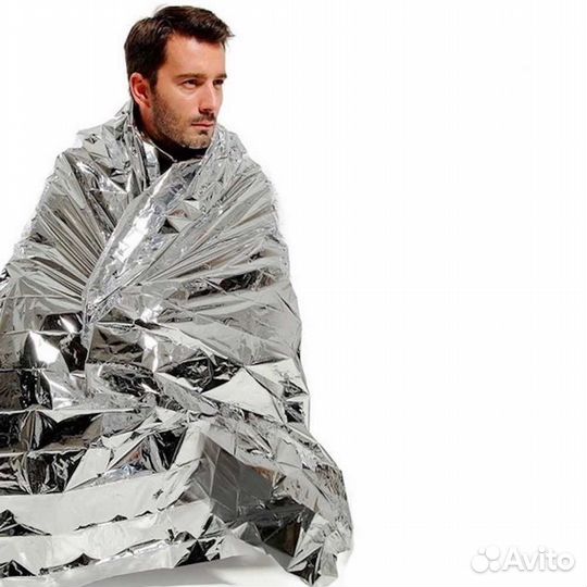 Термопокрывало спасательное одноразовое 210*160 см