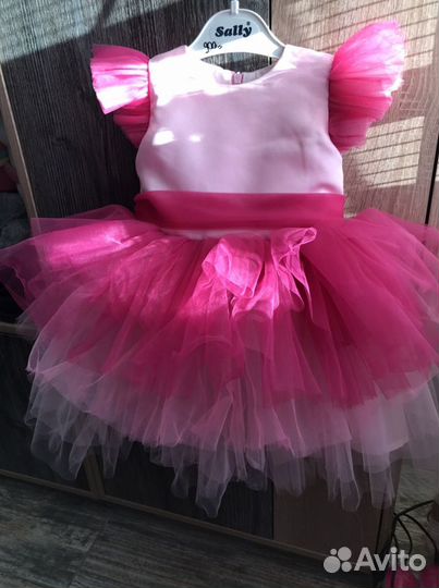 Нарядное платье для девочки 86 размера