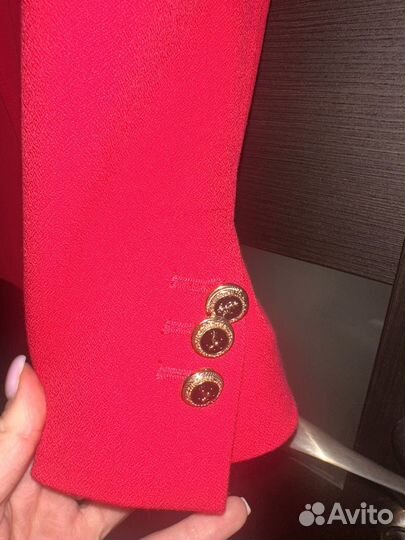 Розовый пиджак zara, размер XS