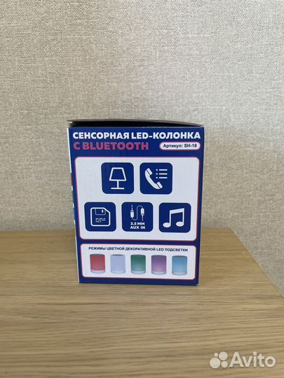 Сенсорная LED-колонка с bluetooth