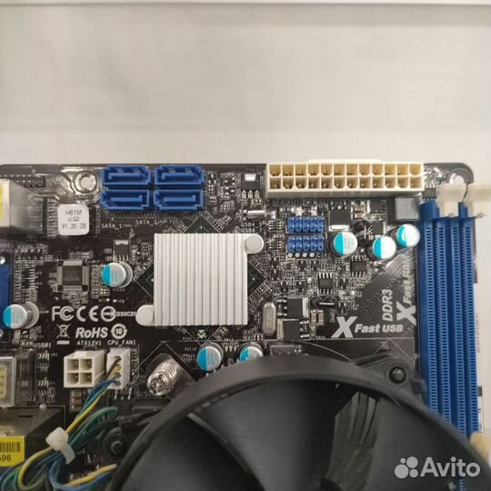 Комплект 1155 AsRock H61M-VG3 + I3-2120