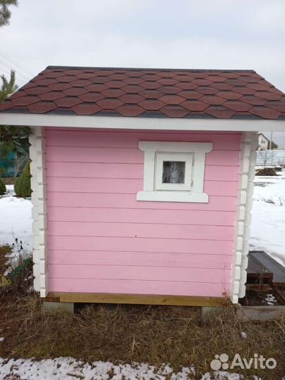 Детский деревянный домик для дачи