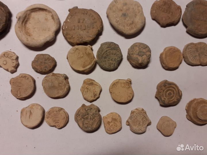 Царские свинцовые пломбы, 60 штук