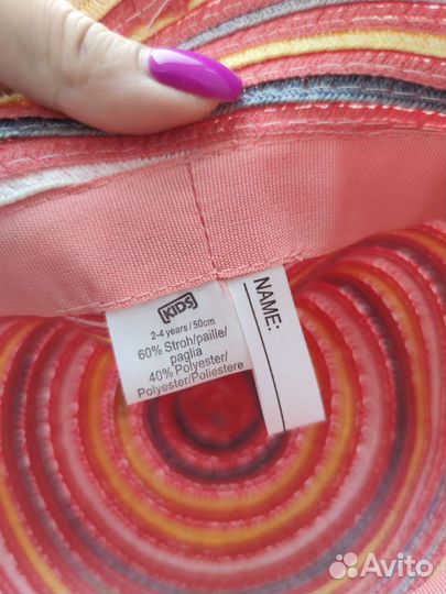 Панама на девочку 4-6 лет